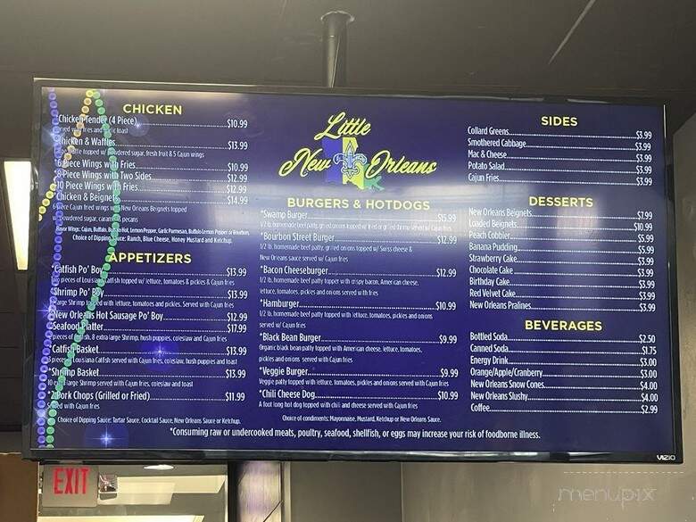 Little New Orleans - Houston, TX menu_pic