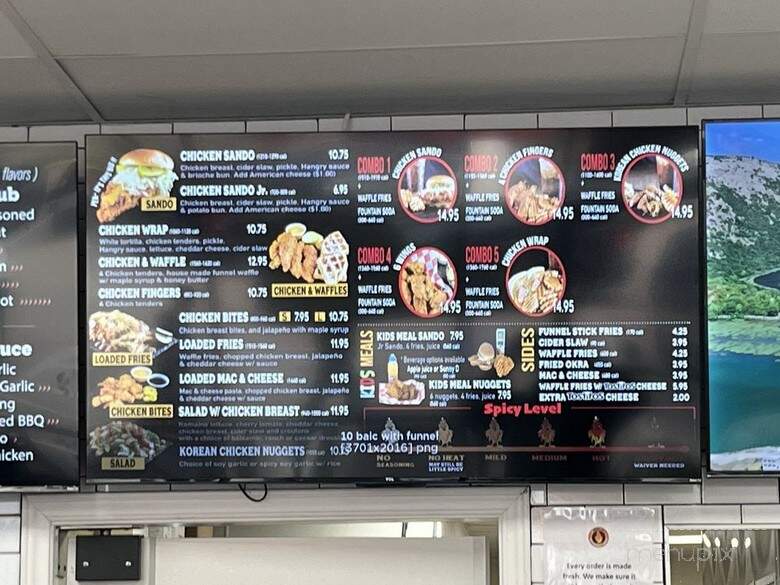 Hangry Joe's Hot Chicken - Katy, TX menu_pic