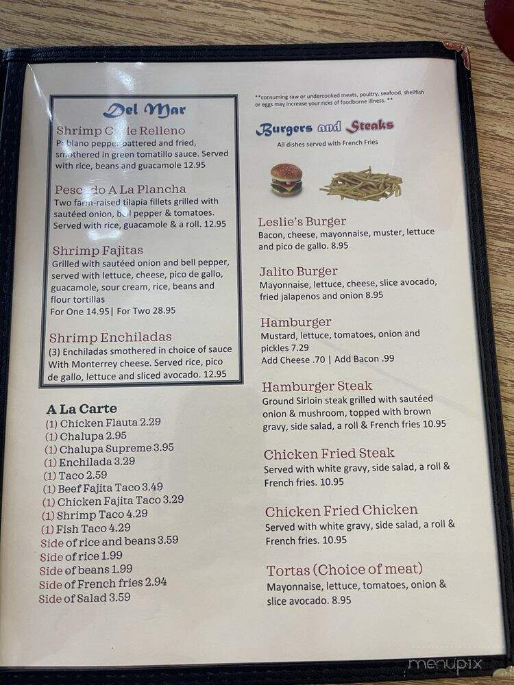 Santiago's - San Antonio, TX menu_pic