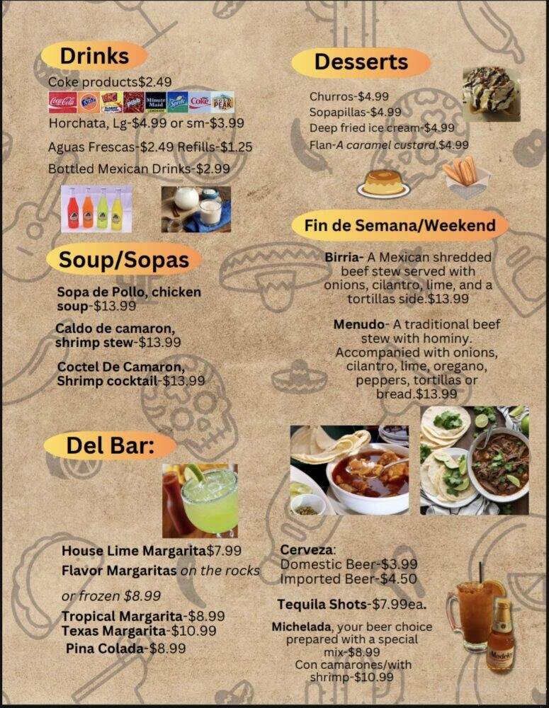 La Herradura - Kansas city, KS menu_pic