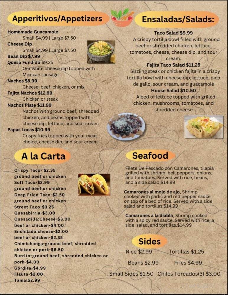 La Herradura - Kansas city, KS menu_pic