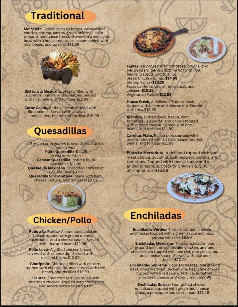 La Herradura - Kansas city, KS menu_pic