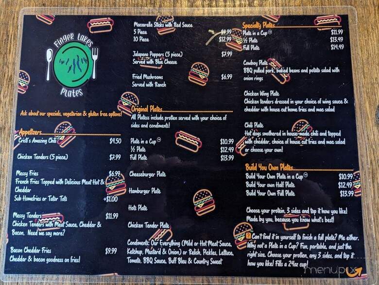 Finger Lakes Plates - Rushville, NY menu_pic