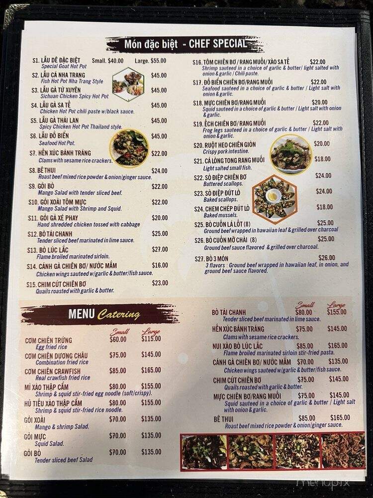 Ca Nuong Mien Tay - Richardson, TX menu_pic