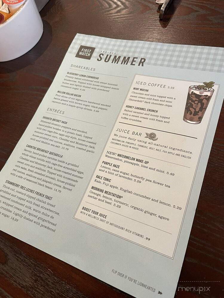 First Watch - Columbia, SC menu_pic