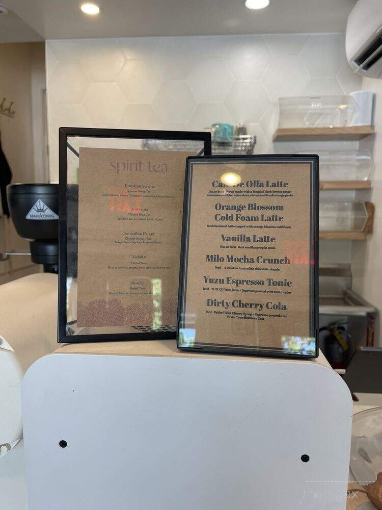 Tectonic Coffee Cafe - West Hollywood, CA menu_pic