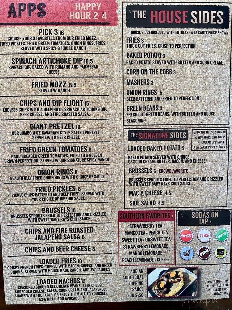 Rooftop on Main - Clarksville, AR menu_pic