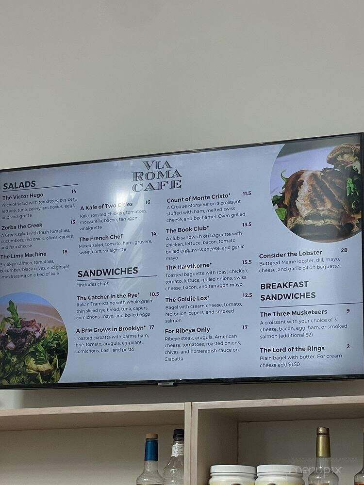 Via Roma Cafe - Palm Beach, FL menu_pic