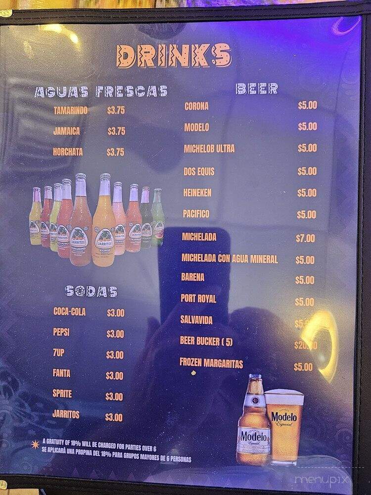 Que Padre Mexican Restaurant - Jacksonville, FL menu_pic