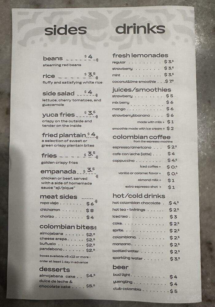 Candelaria Eatery & Cafe - Oxford, FL menu_pic
