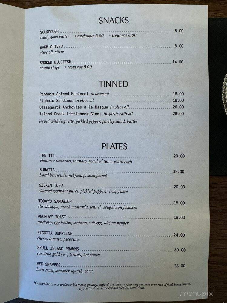 Lillian - Richmond, VA menu_pic