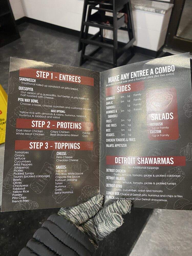 Pita Way - Novi, MI menu_pic