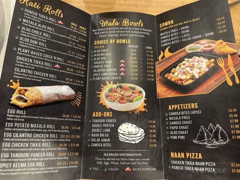 Kati Roll Wala - Clifton Park, NY menu_pic