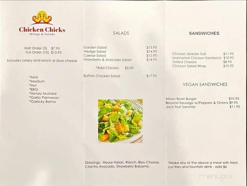 Chicken Chicks - Endwell, NY menu_pic