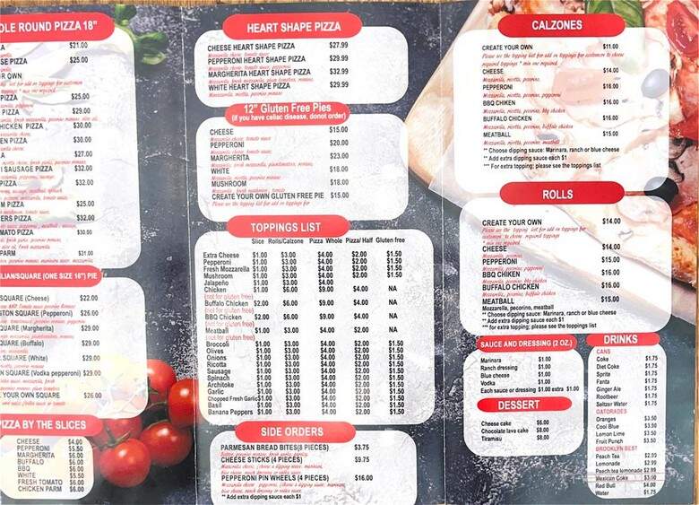 Nuovo York Pizza - New York, NY menu_pic