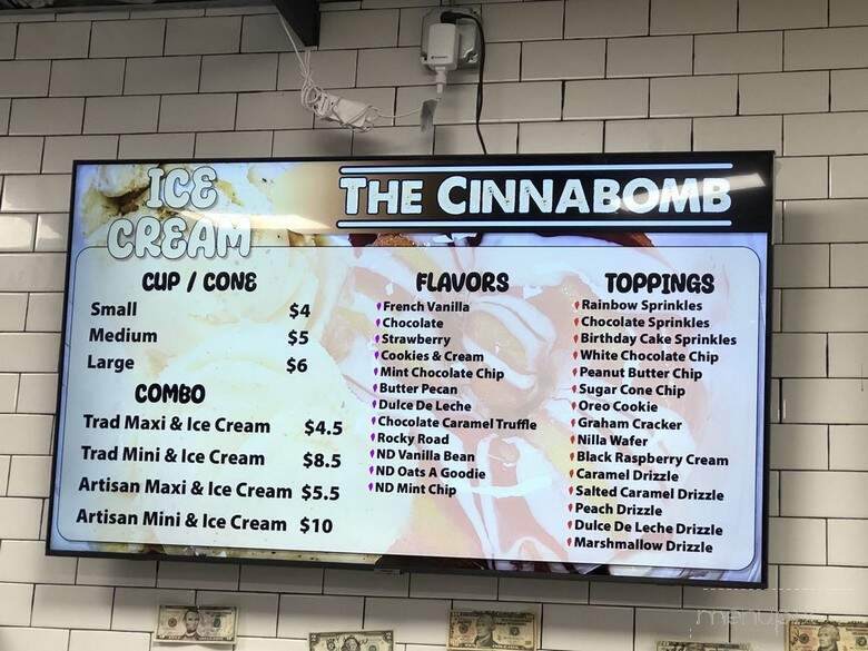 The Cinnabomb Mini-Donut Factory - Bridgeport, CT menu_pic