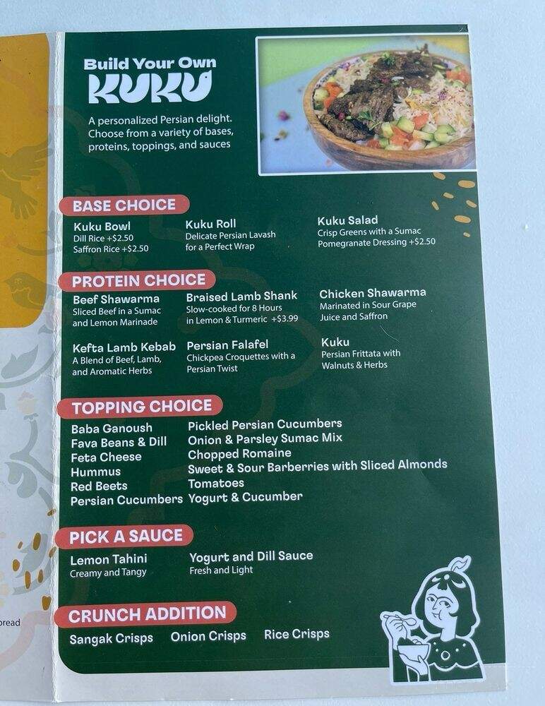 Kuku - Inglewood, CA menu_pic