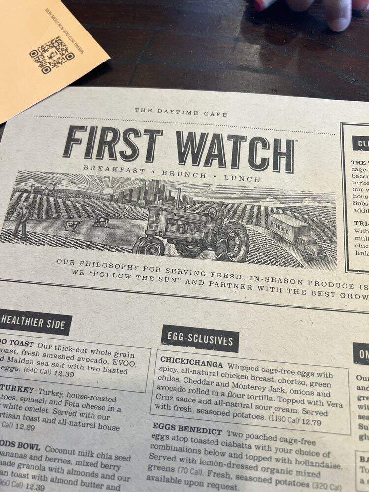 First Watch - University City, MO menu_pic
