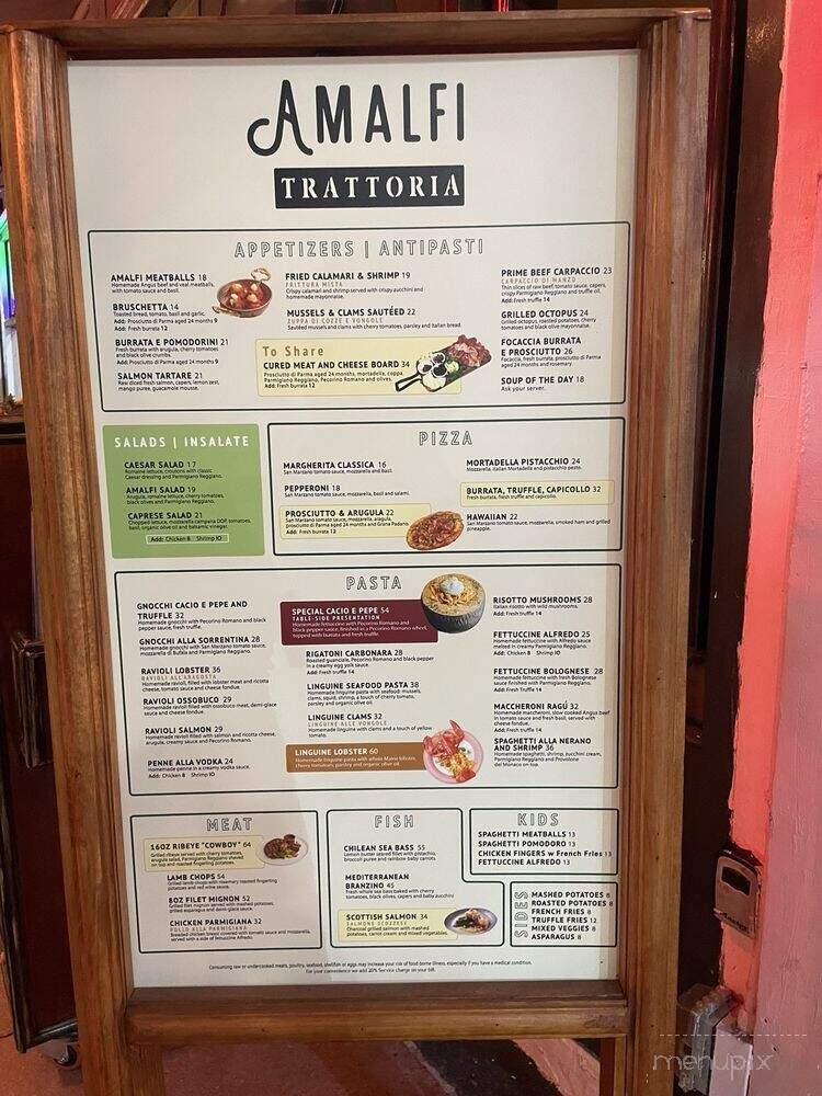 Amalfi Coast - Miami Beach, FL menu_pic