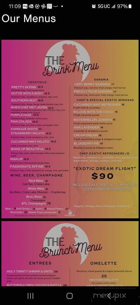 Pink Teacup Villa - Los Angeles, CA menu_pic