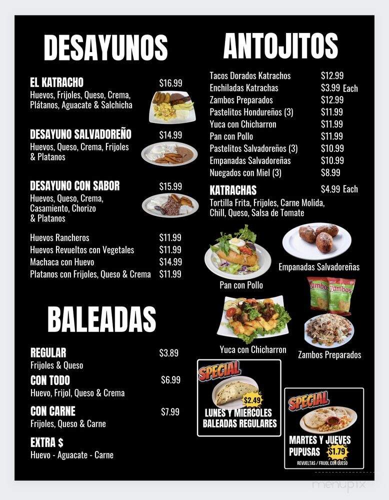 Las Cipotas Restaurant & Pupuseria - Canoga Park, CA menu_pic
