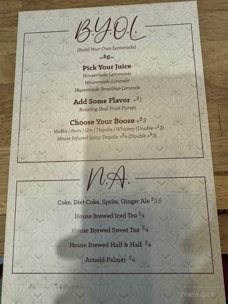 Cibus Chophouse - Hampton, VA menu_pic