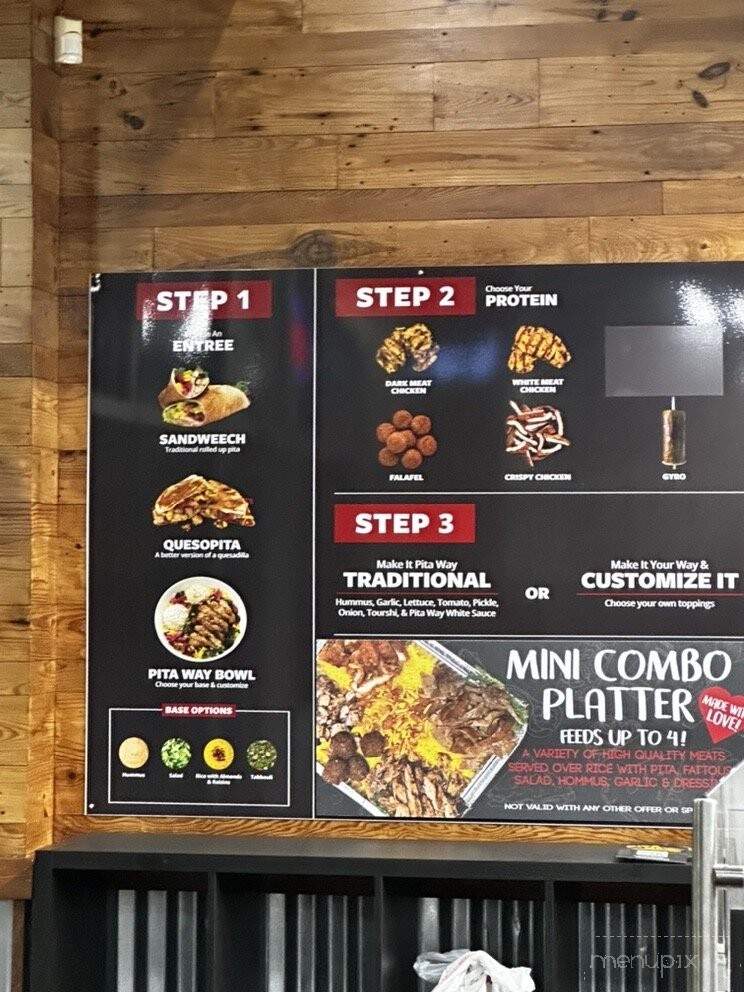 Pita Way - Macomb, MI menu_pic