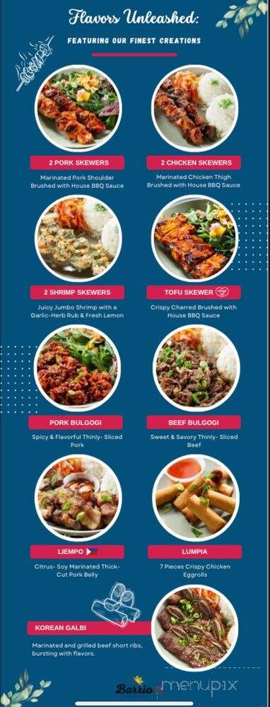 Barrio - Bellflower, CA menu_pic