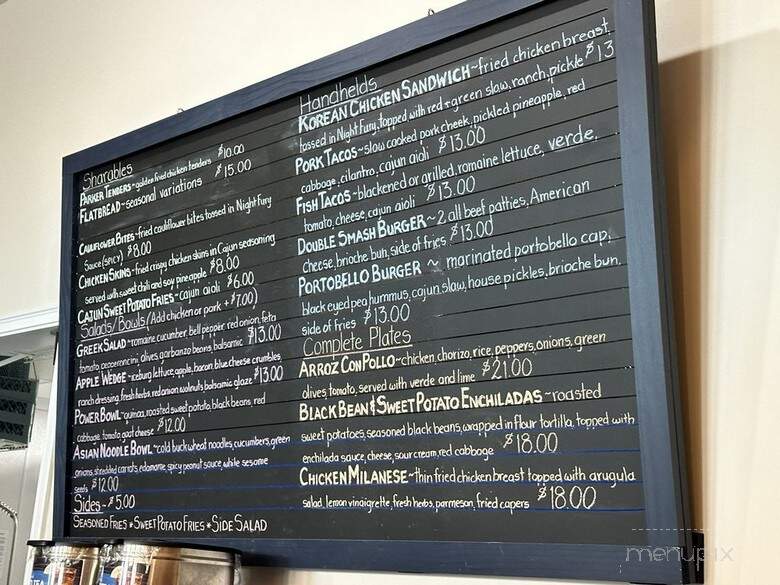 Capricious Local Eatery - Newberry, FL menu_pic
