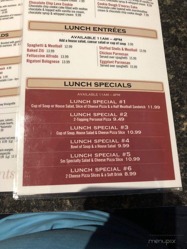 Piesano's Stone Fired Pizza - Tallahassee, FL menu_pic
