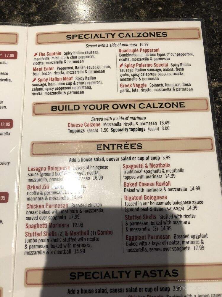 Piesano's Stone Fired Pizza - Tallahassee, FL menu_pic