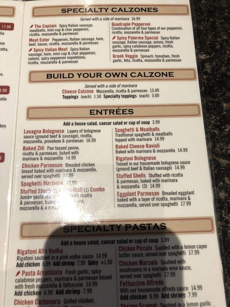 Piesano's Stone Fired Pizza - Tallahassee, FL menu_pic