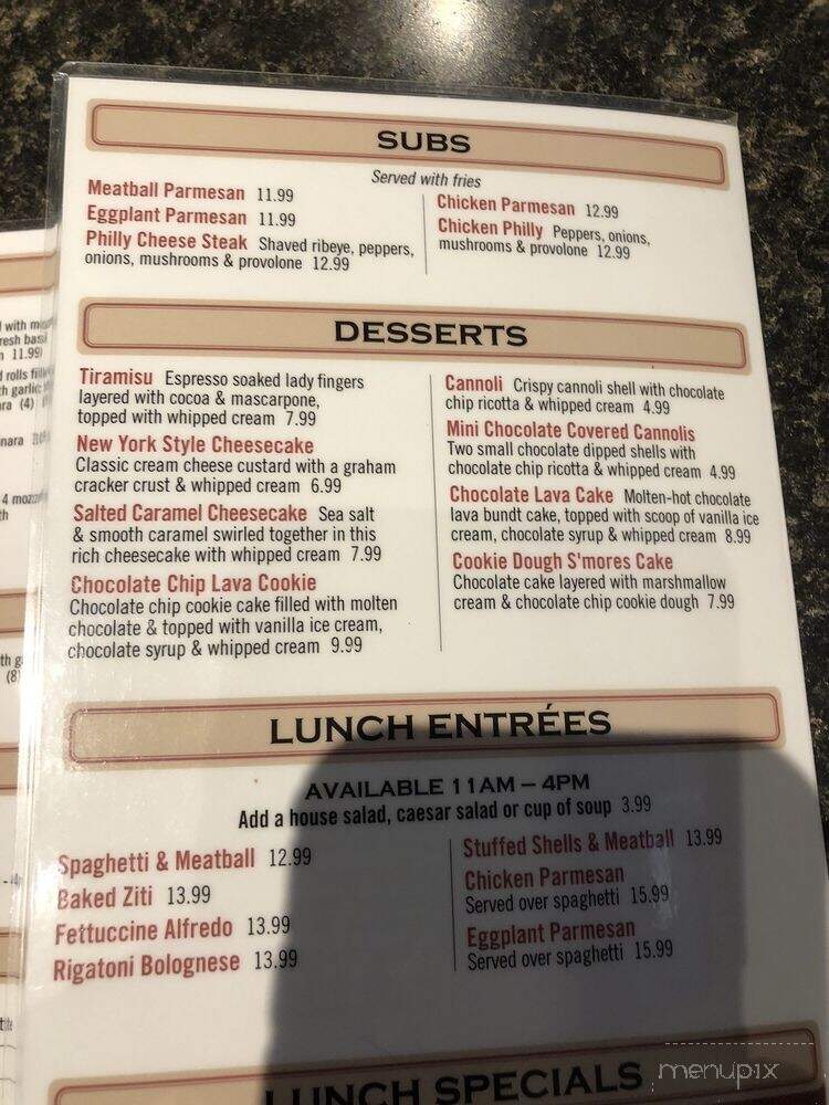 Piesano's Stone Fired Pizza - Tallahassee, FL menu_pic