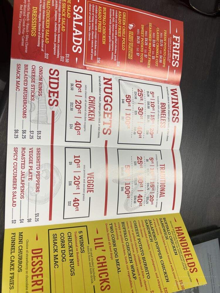Wing Shack - Boulder, CO menu_pic