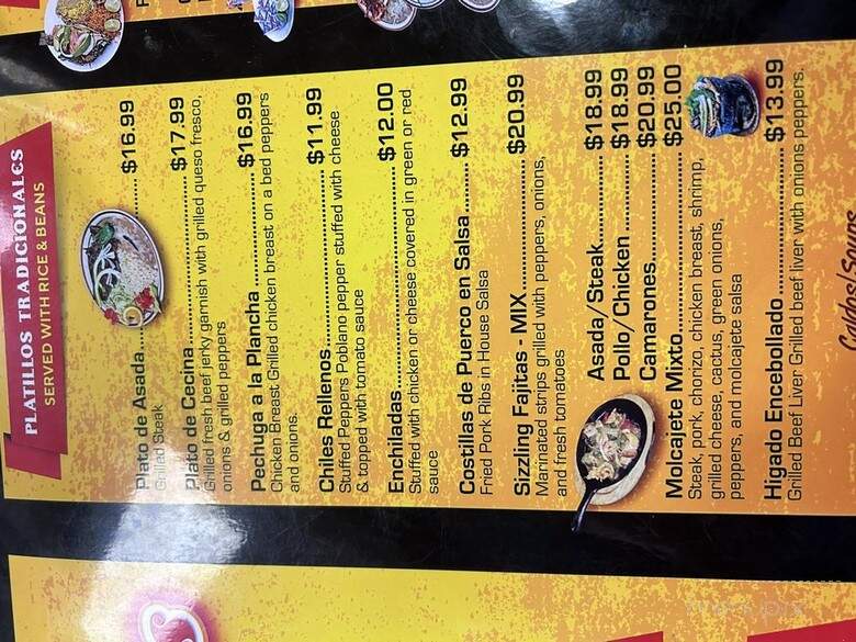 Las Salsas Taqueria - Santa Ana, CA menu_pic