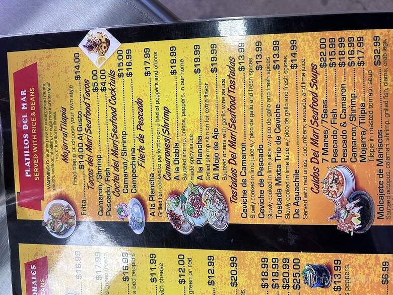 Las Salsas Taqueria - Santa Ana, CA menu_pic