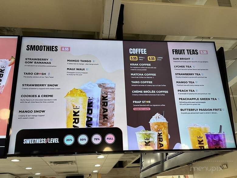 Krak Boba - Longwood, FL menu_pic
