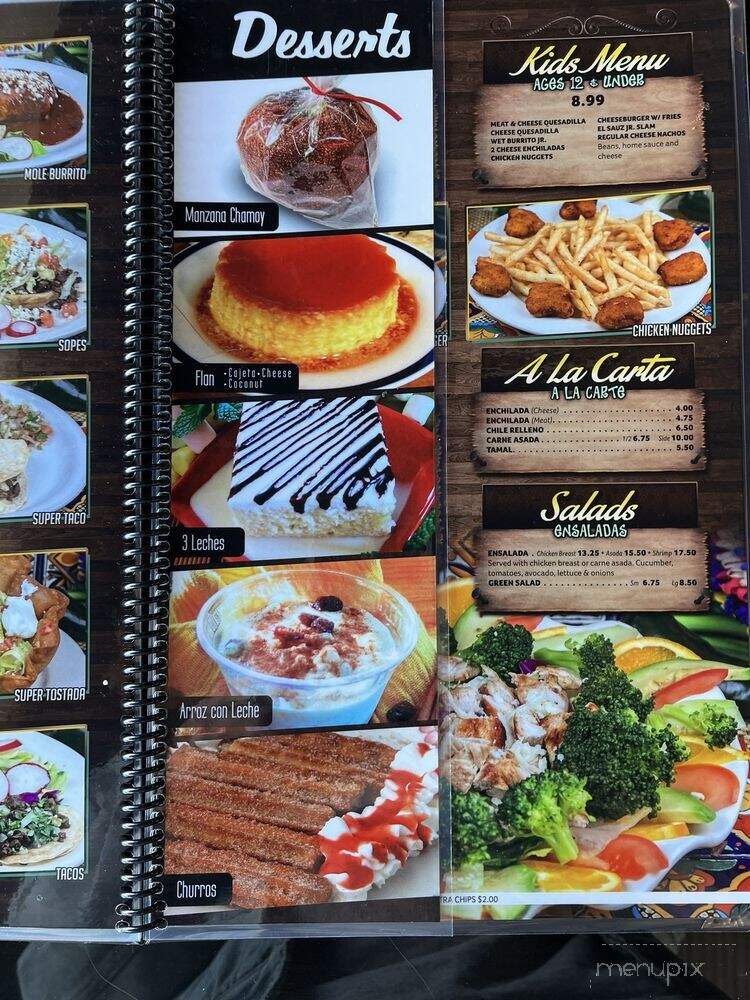 El Sauz Cocina Mexicana - Long Beach, CA menu_pic