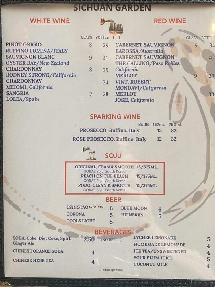 Sichuan Garden - Setauket-East Setauket, NY menu_pic