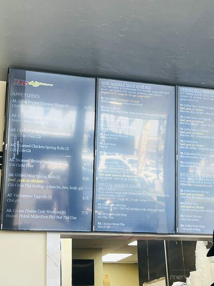 Pho Wynn - Visalia, CA menu_pic