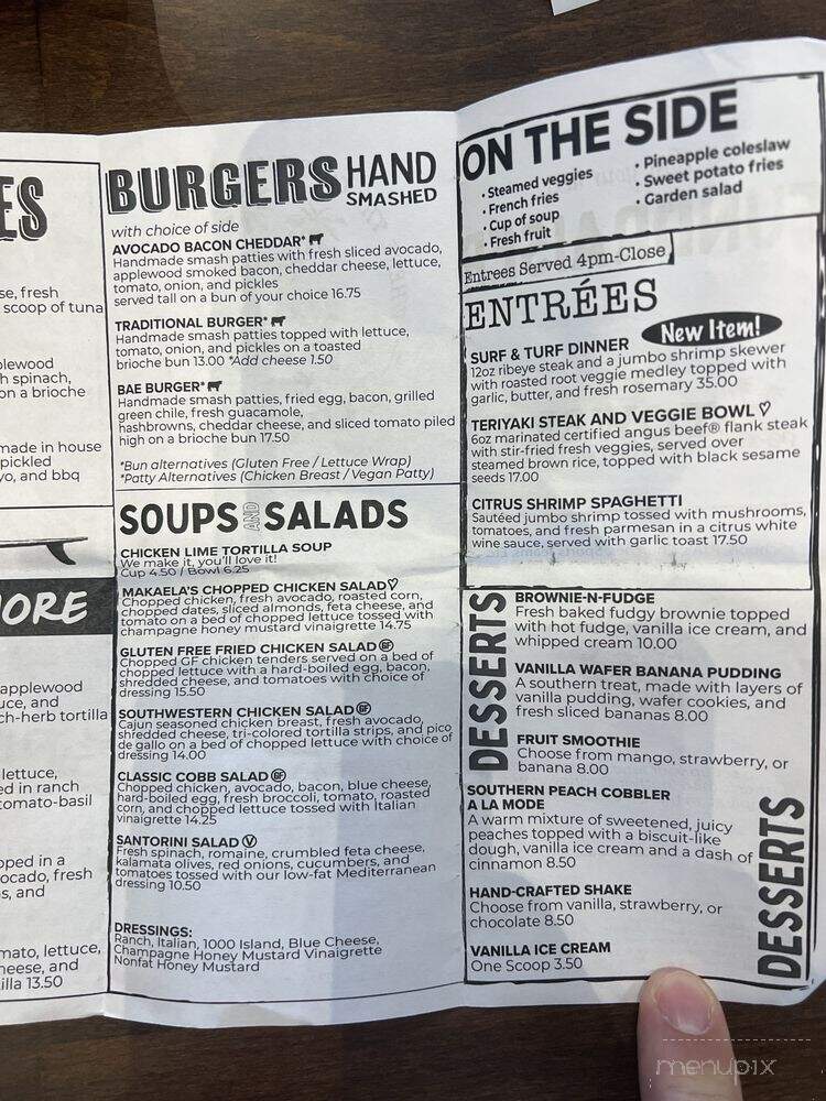 Tower 31 Restaurant - Spring Hill, TN menu_pic