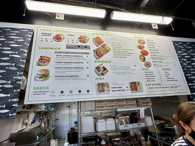 Kimchi Box - Tacoma, WA menu_pic