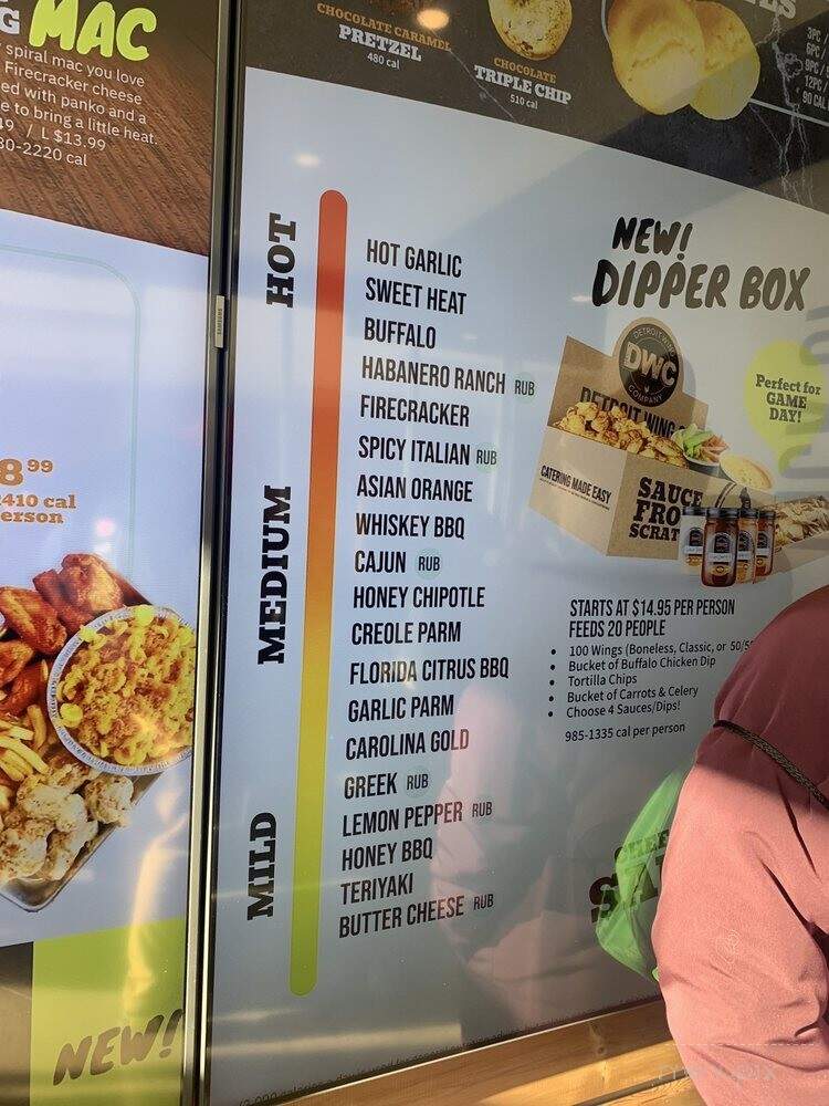 Detroit Wing Company - Washington Township, MI menu_pic