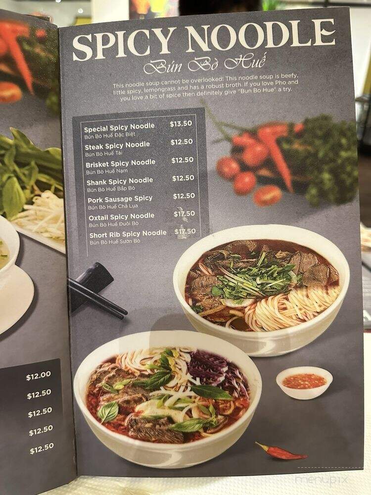 La Sen - Chandler, AZ menu_pic