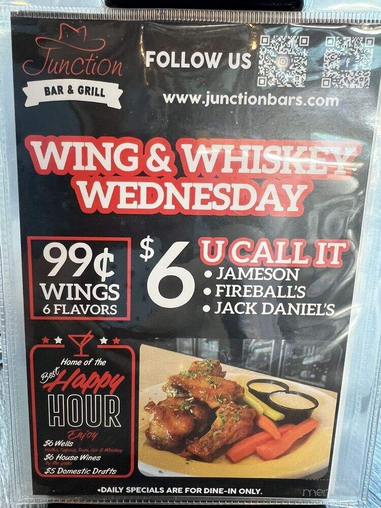 Junction - San Diego, CA menu_pic