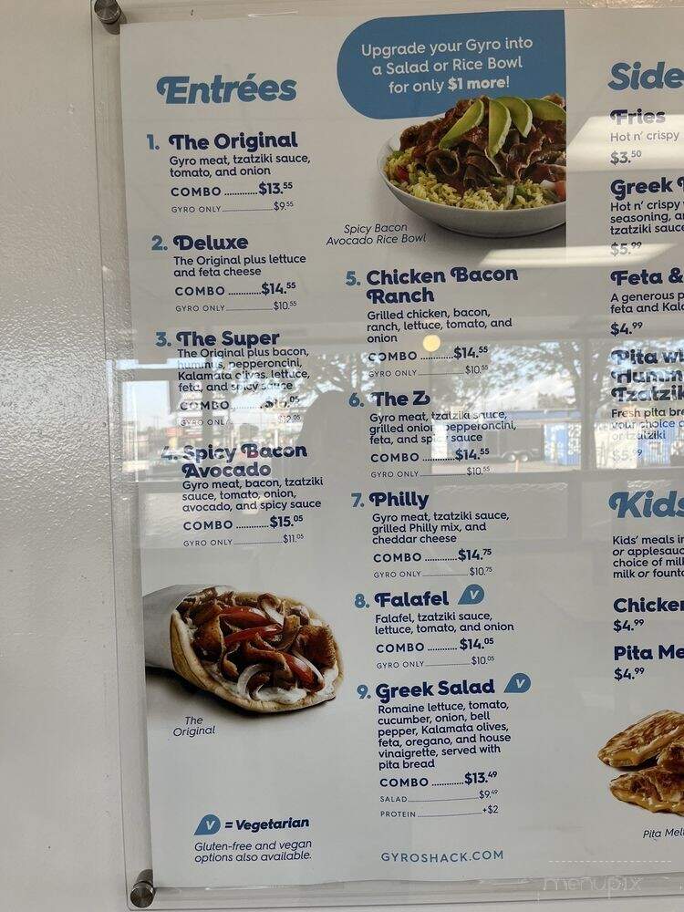 Gyro Shack - Albuquerque, NM menu_pic