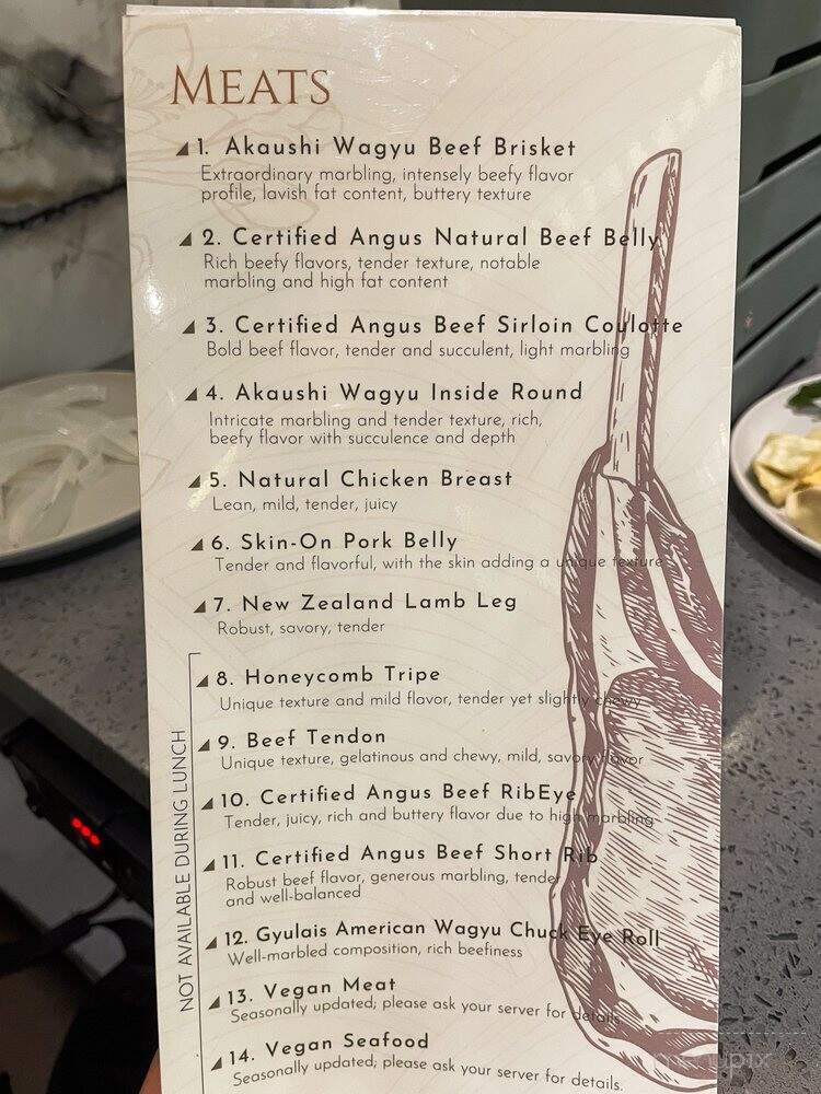 Shabu En - Houston, TX menu_pic