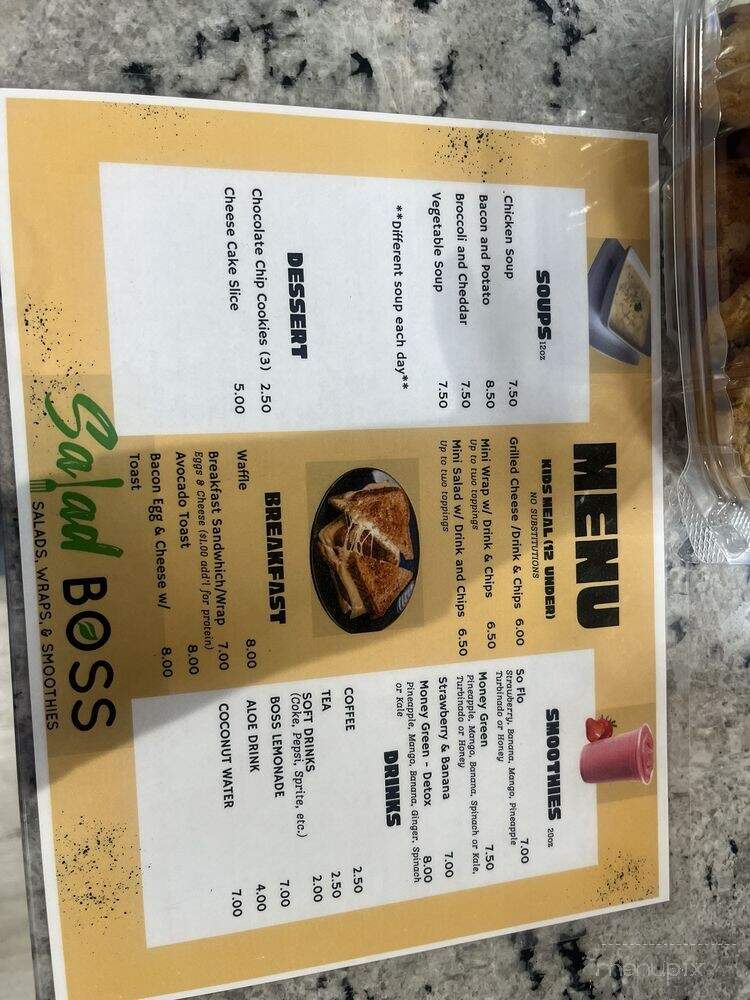 The Salad Boss - Fort Lauderdale, FL menu_pic