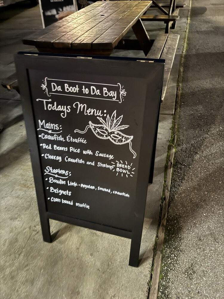 Da Boot To Da Bay - San Francisco, CA menu_pic