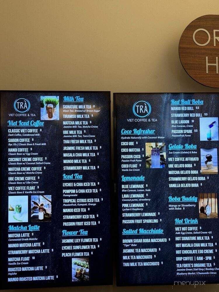 Tra Viet Coffee & Tea - Las Vegas, NV menu_pic